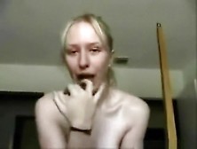 A Blonde Girl And The Cumshots In Her Mouth Compilation