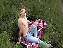 Bigstr - Czech Hunter - Amateur Czech Dude Fucked With His Ass In The Grass