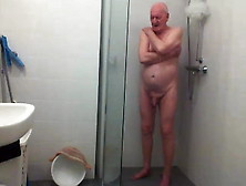Grandpa Shower On Webcam