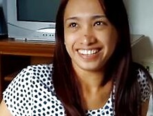 Amateur Filipina Chick Gets Facial After Having Sex