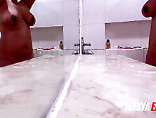 Watch Busty Pregnant Indian Arab Chubby Wife Take A Bath I Know You Want To Fuck Me
