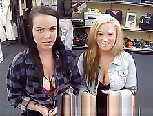 Teens Earn Extra Cash By Sucking Biz Owners Gigantic Cock