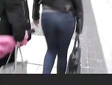 Teen With Nice Ass Walking In The Street