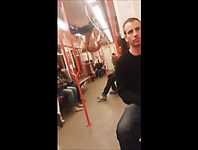 Drunk Guy Gets Naked On Train
