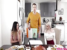 Haley Spades & Lulu Chu – Brother Is Thankful For His Penis