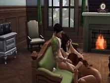 We Decided To Organize A 3 Way Sex | Wicked Whims Sims Four