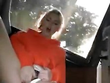 Blonde College Ex Girlfriend Finger Banging Herself On Bus