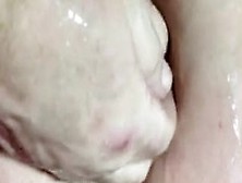 Bbw Mom's Double Anal Fisting Creates Squirt Fountain (Her S