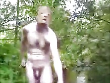 Nude In Public - Very Long Walk Through The Woods