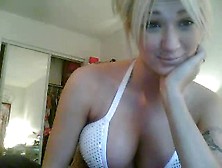 Fake Tits Blonde Webcam