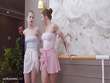 Ballerina Babes Leah Maus And Sofy Lucky Both Get Banged Silly