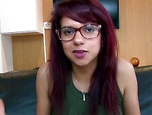 Nerdy Girl Goes Don And Sucks A Dick At Casting Couch Interview