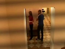 Hard Blowjob And Doggy In The Corridor!