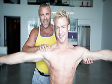 Gay Wire - Rub Him - Massage Table Romp With Trace Michaels And Christopher Daniels