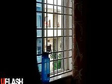 Indian Neighbour Window Flashed & Fucked