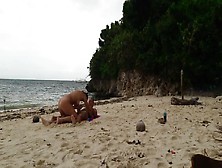 Hot Sex On A Hidden Beach Of Small Island!!!