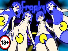 ???? Pac-Man Girls Ghosts Dance Animation ???? (+????????) ¡???????????? ????????????????????????????! Freaks (Trumpet & Savage)
