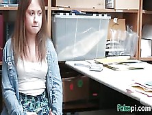 Brooke Bliss Takes Big Dong In Office For Stealing