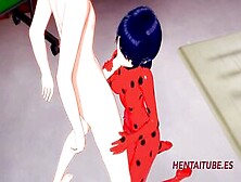 Miraculus Animated - Lady Bug Hand Job And Fellatio With Cum Into
