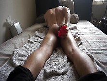 [Full Length] Arab Guy Taking Anal Dildo While Watching Porn