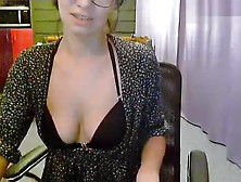 Sexypopka  Plays With Long Silicone Dildo