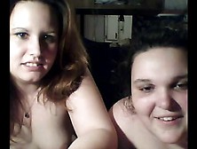 Hot Chubby Immature Gf Having Fun With Her 2 Lesbian Bff's-5