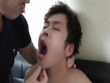 Asian Guy Blows And Gets On All Fours To Receive Cock