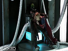 Damon Dice And Carter Cruise - Supergirl Seduces Braniac Into Anal Sex - Wickedparodies