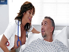 Nurse Alexis Fawx Is Sucking Her Patient Keran Lee's Cock