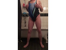 Redhead Peeing In Swimsuit
