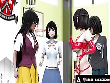 Anime Sex University - Animated Girls Push Their Pussies To The Limit Into Sex Position Competition!