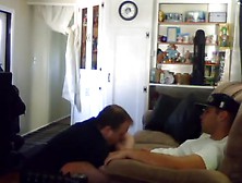 Str8 Guy Visits His Gay Neighbor For A Blowjob