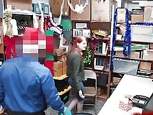 Redhead Thief Fingered By Store Officer