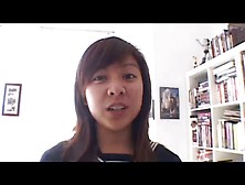 Asian Cutie Enjoys A Hard Pov Fuck And Facial