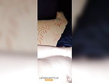 Beauty Real Amateur 18 Yo Needfully Masturbating Inside The Couch - White Bunny With Creamy Twat