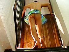 Upskirts On The Stairs 06