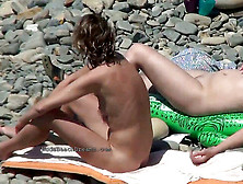 Lovely Youthful Nubile Nudists On The Beach