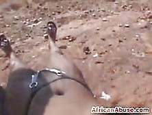 African Ebony Salve Outdoor Big Tits