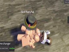 Roblox Porn: Horny Guy Receives Titjob From The Thick Ass Bitch Then Cumshots
