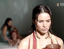 Lucy Lawless,  Katrina Law,  Aria Dickson In Spartacus