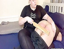 Mistress Anna Gives A Late To Bed Spanking