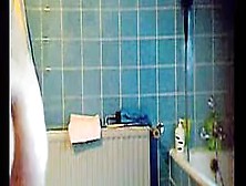Slender Brunette With Small Boobs On The Shower Hidden Cam