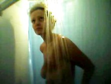 Mature Blonde Milf With Large Boobs Filmed On Hidden Cam