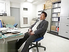 Japanese Secretary Banged By Horny Office Guy