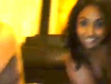 South Indian With Nice Ass Rides Her Bf To A Creampie