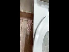 Pee Outside Then Leave Panties Booty Inpublic Restroom Old Milf Big Breasted Woman