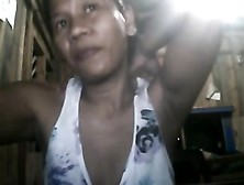 Filipina Momma Cherry Corsen Licking Her Nipples On Ting