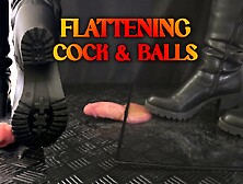 Secretary Flattening Cock And Balls,  Plexiglass And Black Heels - Tamystarly - Trample,  Crushing,  Crush,  Bootjob,  Ballbusting
