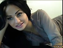 Russian With Perfect Face Showing And Masturbating For A Teens4 Customer