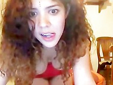 Teen Latina Twat Toyed On A Webcam